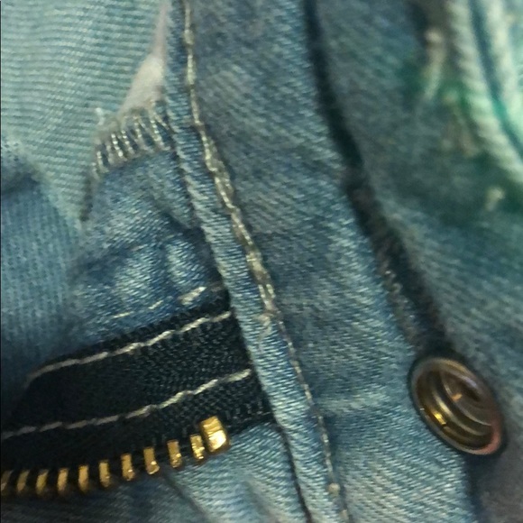 Justice sequin flip jean shorts - Picture 3 of 5